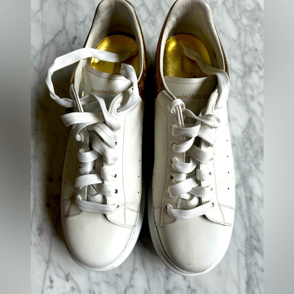 Alexander McQueen White Men’s Oversized Sneakers size 46E